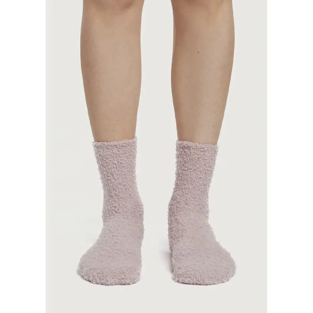 NWT UnHide Softie Socks 2 Pack Pink-Grey Size 5-11